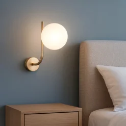 Maytoni rendez-vous lampada da comodino contemporaneo oro ottone