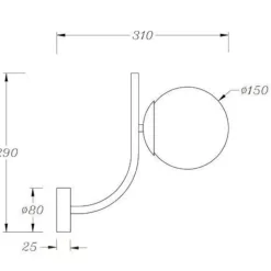 Maytoni rendez-vous lampada da comodino contemporaneo oro ottone
