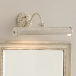 Maytoni renoir applique bagno bianco anticato per specchio