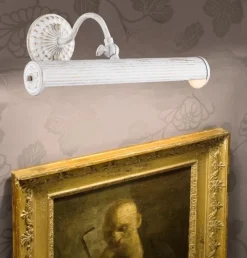 Maytoni renoir applique bagno bianco anticato per specchio