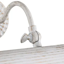 Maytoni renoir applique bagno bianco anticato per specchio
