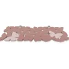 Mensola consolle da parete farfalle rosa nuvola