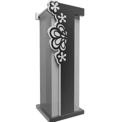 Merletto portaombrelli moderno legno colore nero