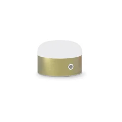 Mignon tl ideal lux lampada abat jour ottone led 3000k touch dimmer fp