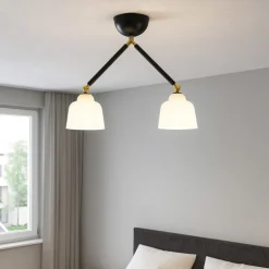 Miloox neoretro plafoniera da cucina luci orientabili