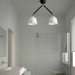 Miloox neoretro plafoniera da cucina luci orientabili