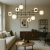 Miloox lampadario moderno lingotto nero oro