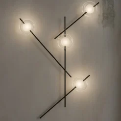 Miloox mikado applique moderna design sfere orientabili