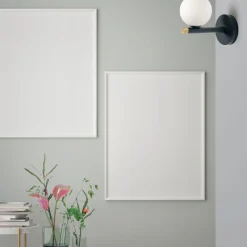 Miloox pomi applique moderna nero sfera vetro bianco