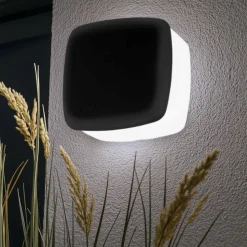 Miniwhite linea light applique per esterno nera led ip65
