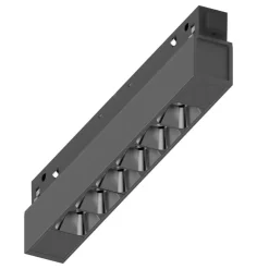 Modulo faretti led dimmerabile 7w osram 3000k nero binario monofase ego