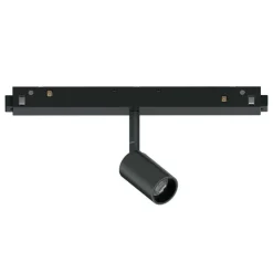 Modulo faretto ego ideal lux per binario monofase led 8w 2700k nero
