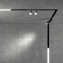 Modulo led faretto 7w 3000k bianco dali binario monofase ego ottica 110