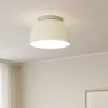Mug miloox plafoniera moderna sabbia rotonda per soggiorno