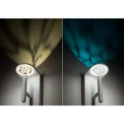 2nights stilnovo applique bianco rame per camera da letto