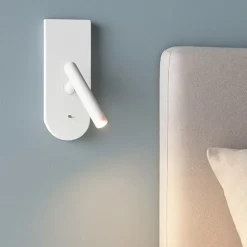 1night stilnovo applique comodini camera da letto bianca orientabile da lettura