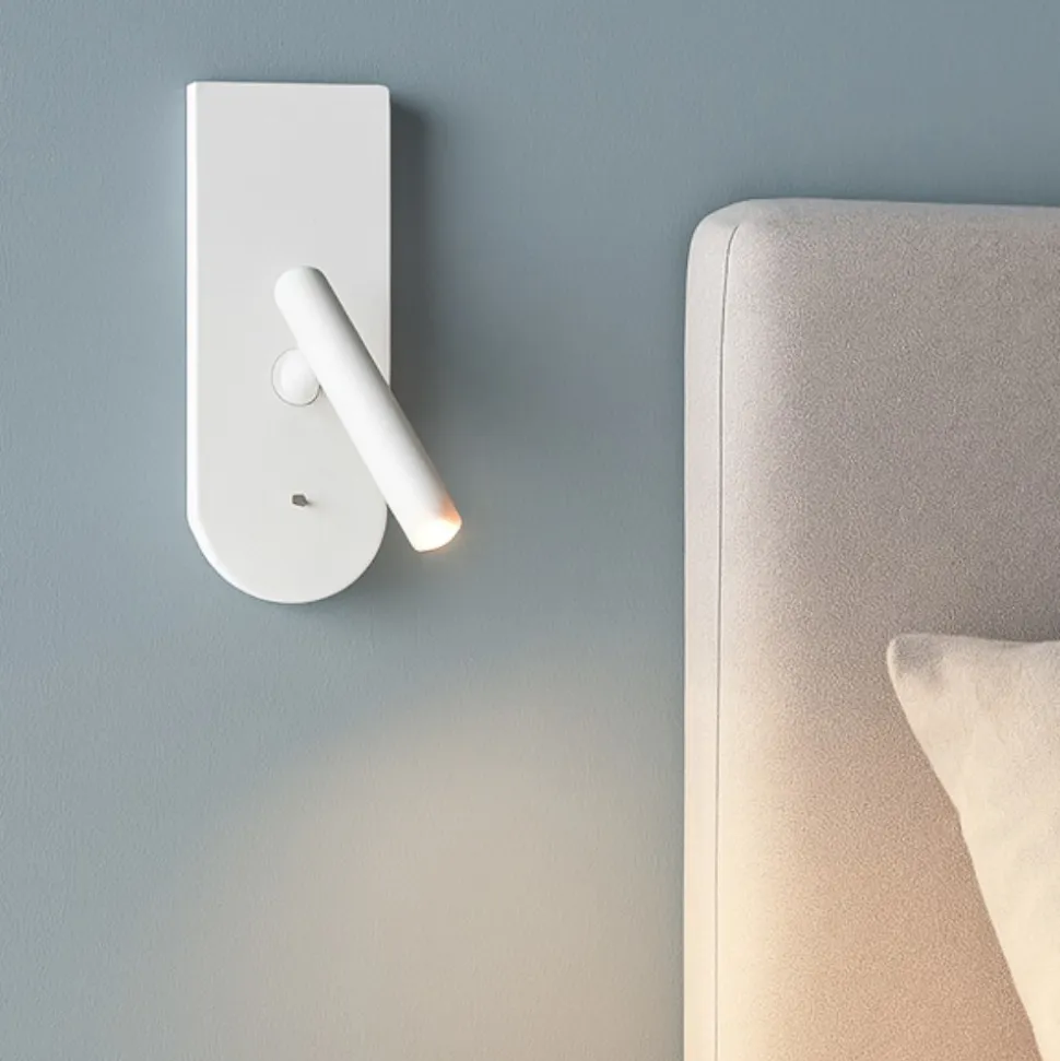 1night stilnovo applique comodini camera da letto bianca orientabile da lettura