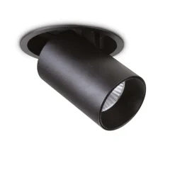 Nova fi ideal lux faretto da incasso led nero per controsoffitto nero 12w 4000k 220v