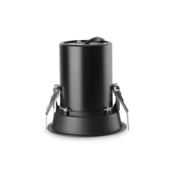 Nova fi ideal lux faretto da incasso led nero per controsoffitto nero 12w 4000k 220v