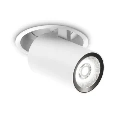 Nova ideal lux faretto da incasso led orientabile bianco 12w 4000k