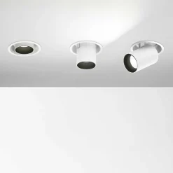 Nova ideal lux faretto da incasso led orientabile bianco 12w 4000k