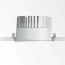 Off ideal lux faretto tondo da incasso led nero per soffitto 15w 3000k 220v