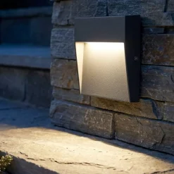 Onda luce free square segnapasso da esterno antracite led 3w 4000k ip54
