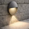 Ondaluce free round antracite segnapasso led rotondo per esterno 3000k