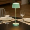 Ondaluce lt macao lampada da tavolo salvia touch dimmer led 3000k