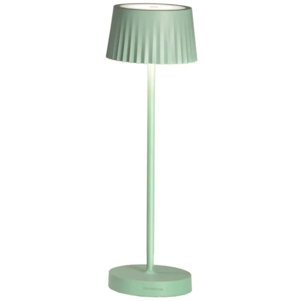 Ondaluce lt macao lampada da tavolo salvia touch dimmer led 3000k