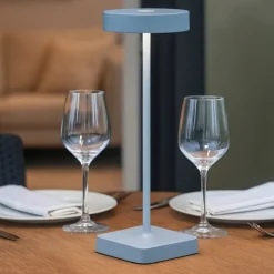 Ondaluce lt tap lampada da tavolo portatile blu led ip54