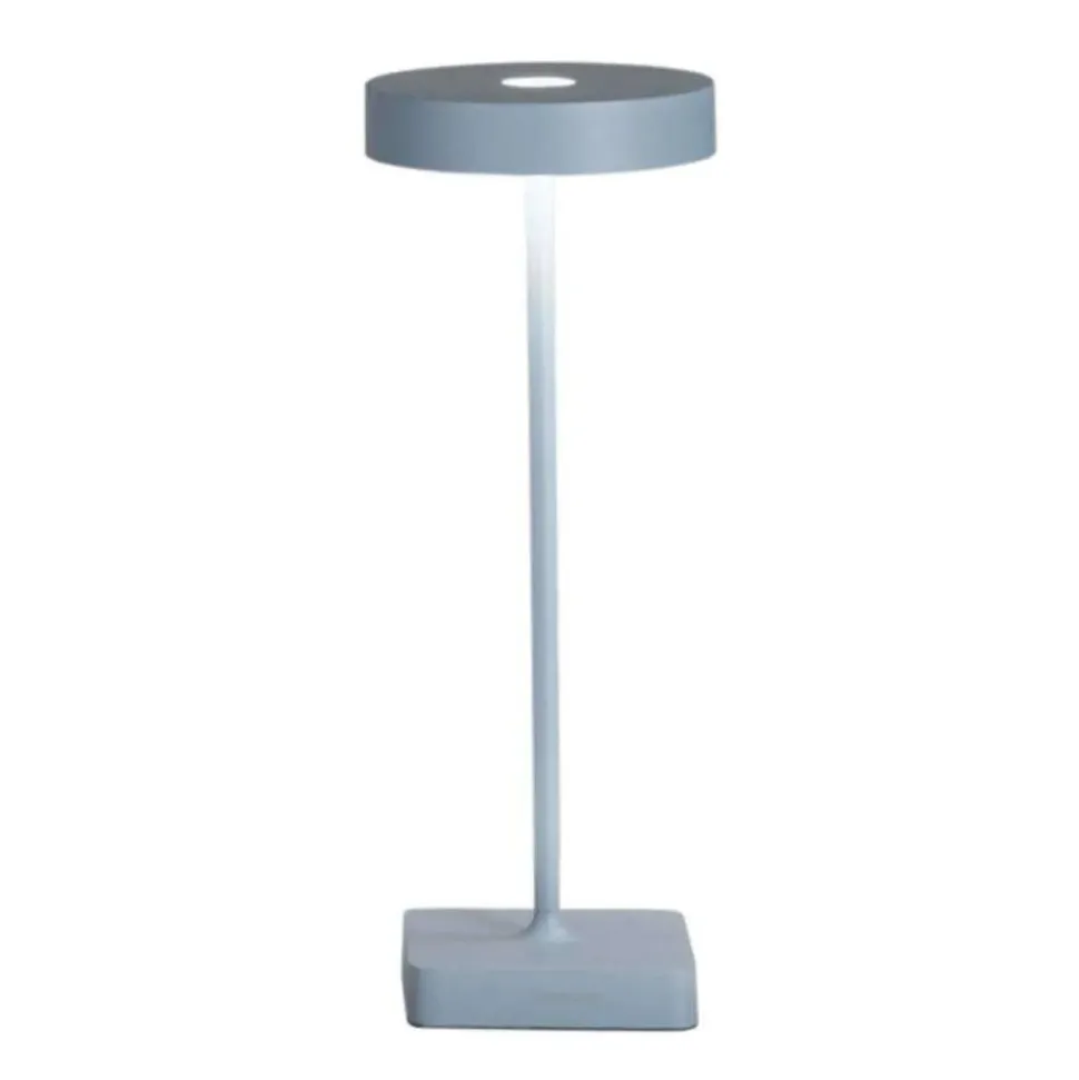 Ondaluce lt tap lampada da tavolo portatile blu led ip54