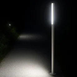 Ondaluce pt tommy lampione da giardino bianco ip54 90cm led 4000k