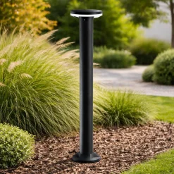 Ondaluce viale lampione da giardino antracite moderno led 12w 3000k ip65