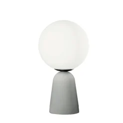 Ondaluce abat-jour rock lampada da comodino moderna cemento vetro bianco