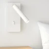 Ondaluce ap telescope applique bianca comodino camera da letto porta usb