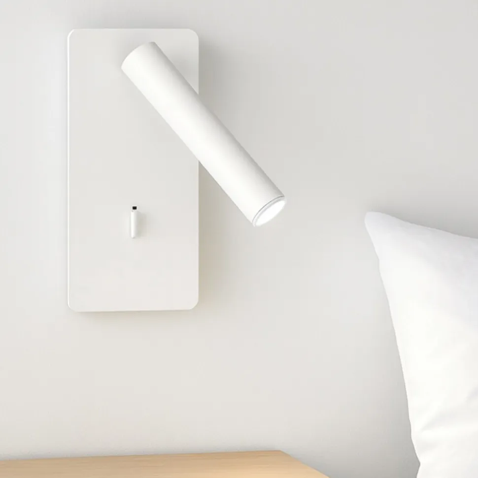 Ondaluce ap telescope applique bianca comodino camera da letto porta usb