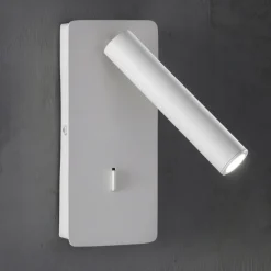 Ondaluce ap telescope applique bianca comodino camera da letto porta usb