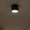 Ondaluce boiler faretto nero tondo led cct 3000k 4000k dimmerabile