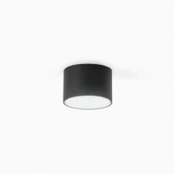 Ondaluce boiler faretto nero tondo led cct 3000k 4000k dimmerabile