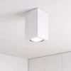 Ondaluce faretto da soffitto aloa bianco squadrato moderno