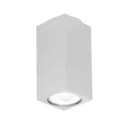 Ondaluce faretto da soffitto aloa bianco squadrato moderno