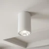 Ondaluce faretto led a soffitto filo bianco cilindro moderno