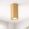 Ondaluce filo faretto led a soffitto moderno cilindro oro