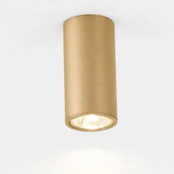 Ondaluce filo faretto led a soffitto moderno cilindro oro