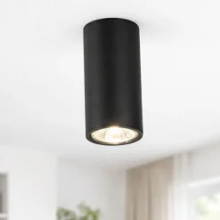 Ondaluce filo faretto led a soffitto nero moderno