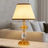 Ondaluce lampada da tavolo classica in vetro cristallo ambra