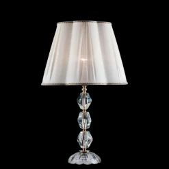 Ondaluce lampada da tavolo per soggiorno cristallo classica