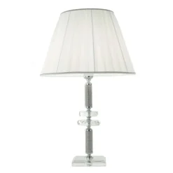 Ondaluce lt dido lampada da tavolo classica cromo