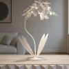 Orchidea lampada da tavolo bianca design moderna